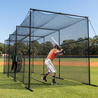 Baseball Batting Cage Built for Serious Practice, 40ft Heavy-Duty Frame, Weatherproof Net, Pitching Machine Ready — product view 12