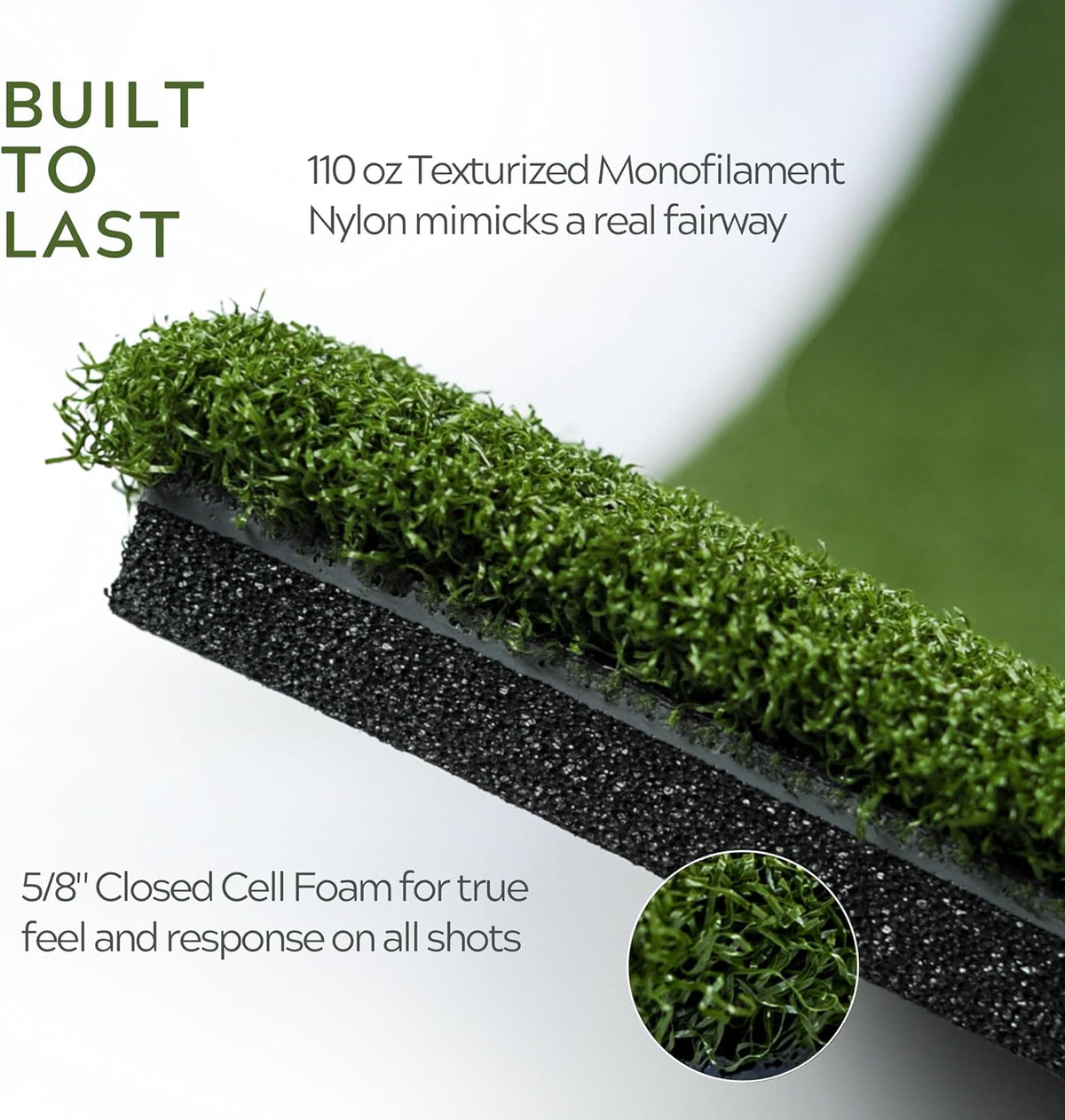 Country Club Elite 4X5-Foot Commercial Golf Practice Mat — product view 4