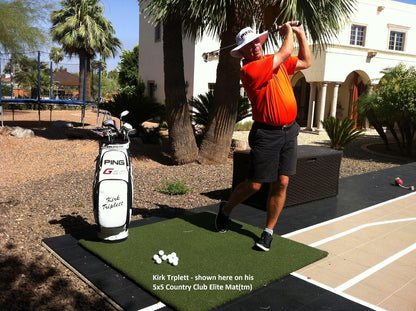 Country Club Elite 5X5-Foot Commercial Golf Practice Mat — product view 7