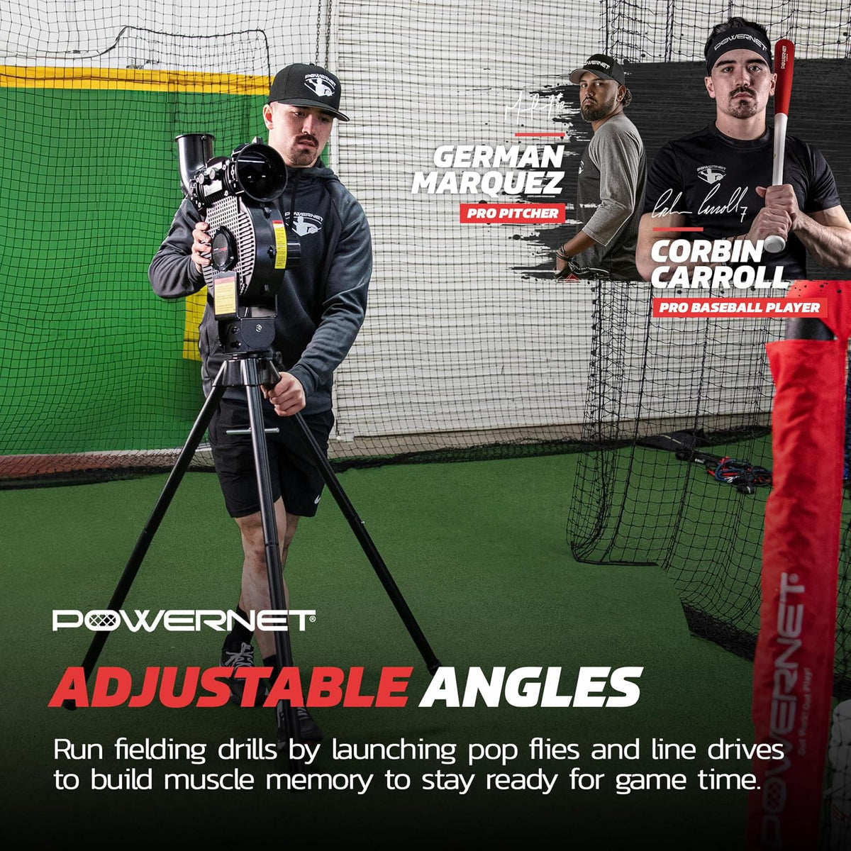Launch F-Lite Softball & Baseball Pitching Machine, Dimpled Practice Balls, Bucket of Baseballs, Coaching Bucket Bundle for Pitching Machine, Baseball Training Equipment — product view 5