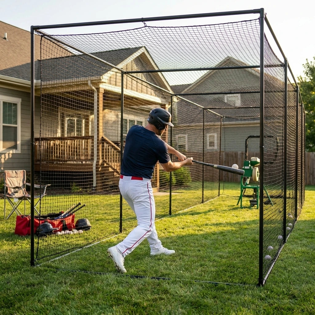 40FT Framed Batting Cage for Baseball & Softball lifestyle